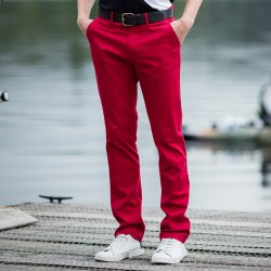 Plain Trousers Stretch Chino Front Row 220 GSM